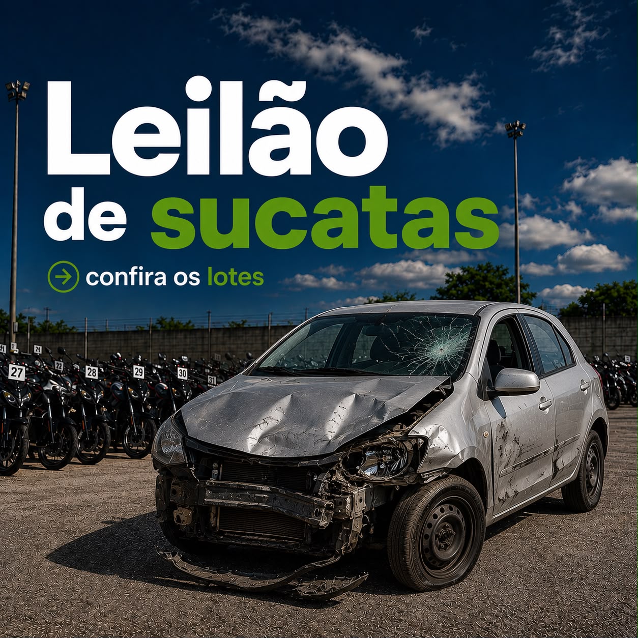 Leilão de Sucatas Irrecuperáveis